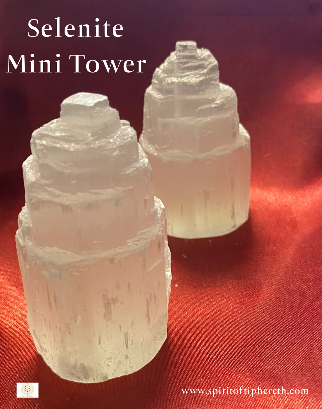 Selenite crystal towers